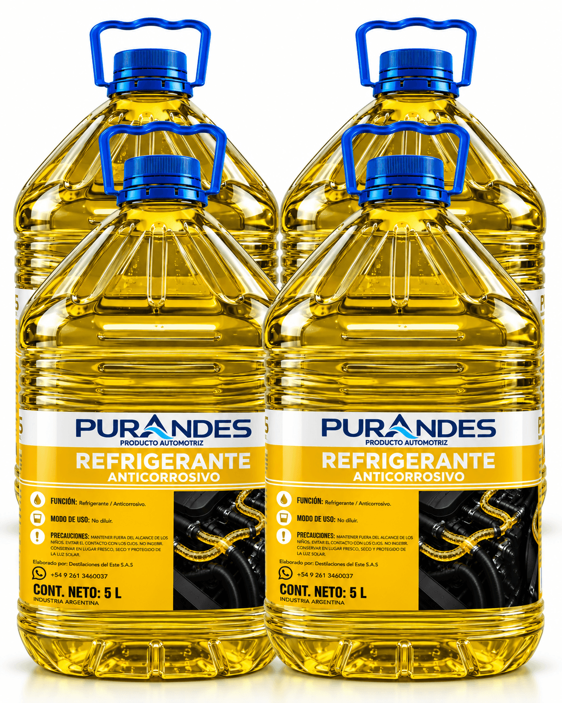Pack de Refrigerante / Anticorrosivo Amarillo
