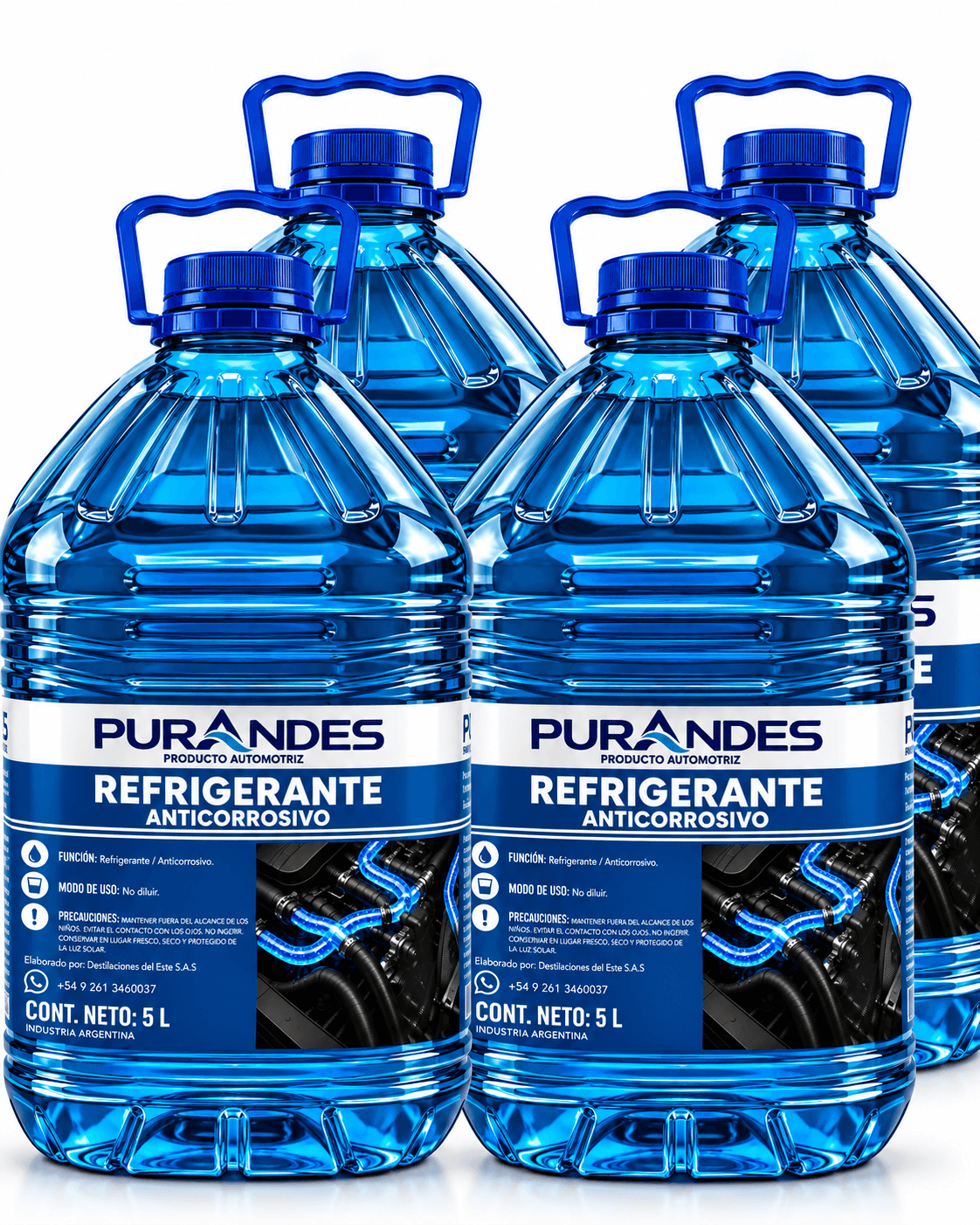Pack de Refrigerante / Anticorrosivo Azul