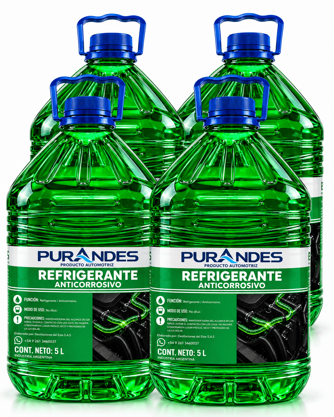 Pack de Refrigerante / Anticorrosivo Verde